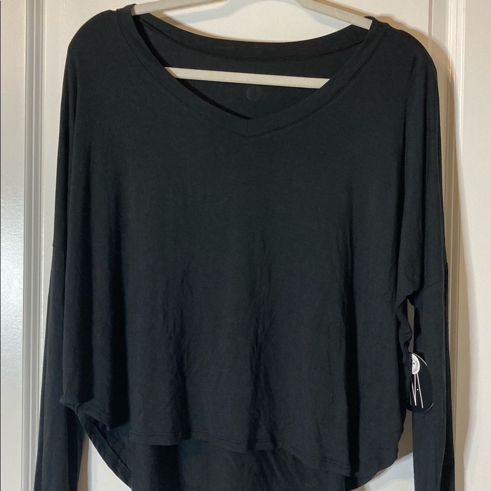 Natural bamboo fabric/Jiva black bliss shirt